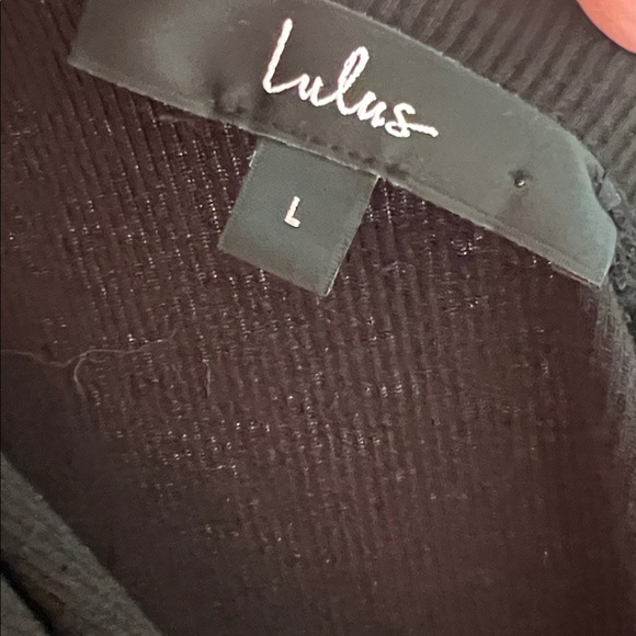 Lulu's Chic Black One Shoulder Dress - Picture 2 of 2